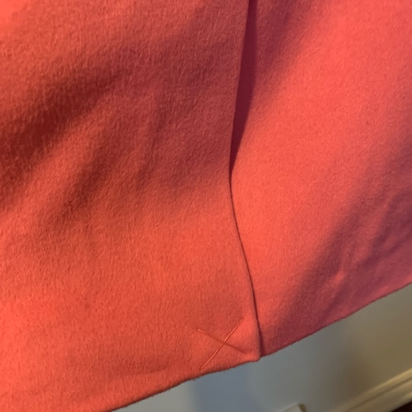 NWOT Pink Tartan Bubblegum Pink Peacoat - Cashmere and Wool - Picture 3 of 6